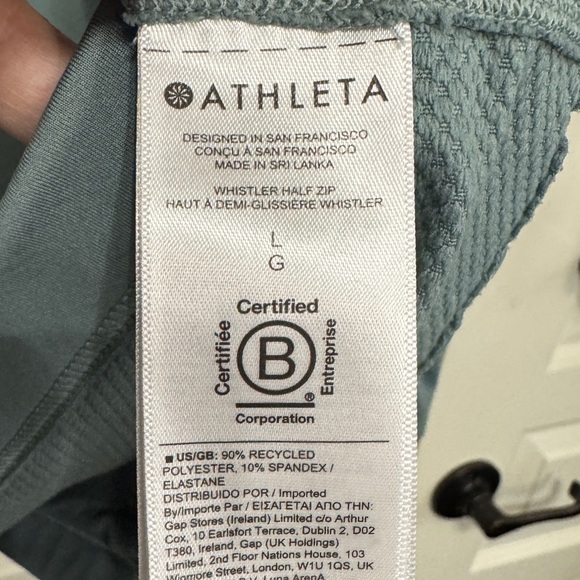 Athleta Whistler Half Zip - Picture 4 of 11